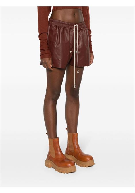 Brown Gabe Boxers denim shorts - women RICK OWENS | RO01D2387LLP73